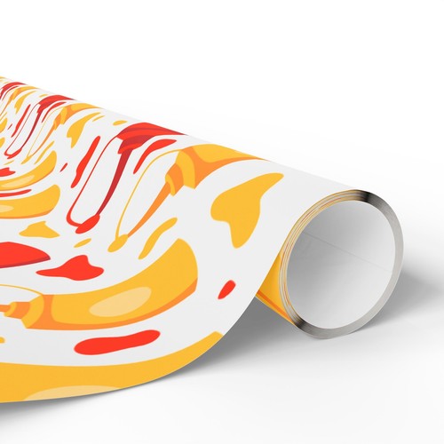 Ketchup and Mustard Bottles Premium Eco-Friendly Decorative Gift Wrapping Paper - Picture 4 of 21
