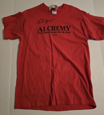Vic Mignogna Full Metal Alchemist Signed Autographed t-shirt, size M