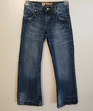 Boy's Lee Dungarees Blue Denim Jeans - 10 Slim