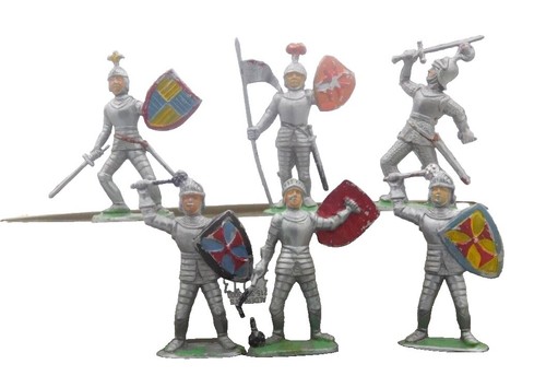 LIONTOUCH Liontouch - Noble Knight Toy Swords & Shields For Two Boys, Blue/ Red - Age 3-8 Years | Medieval Set In Durable & Safe Foam | Weapons & Battle Accessories For Pretend