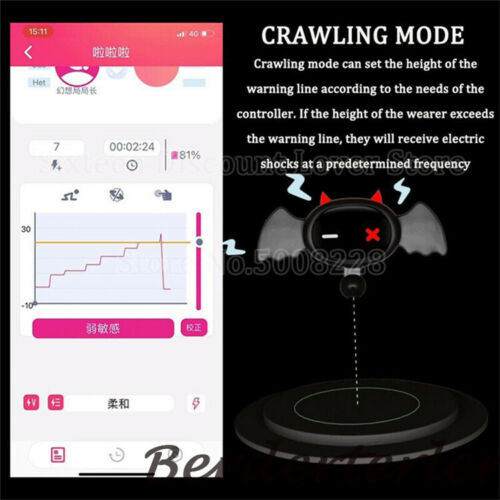 QIUI App Little Devil Collar APP Remote Control Restraint Neck Electri Collars - Picture 11 of 12