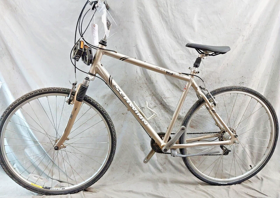 04' Schwinn Voyageur GSX Comfort Hybrid Bike 21" XL Suspension Java Bar Commuter - Image 2 of 4