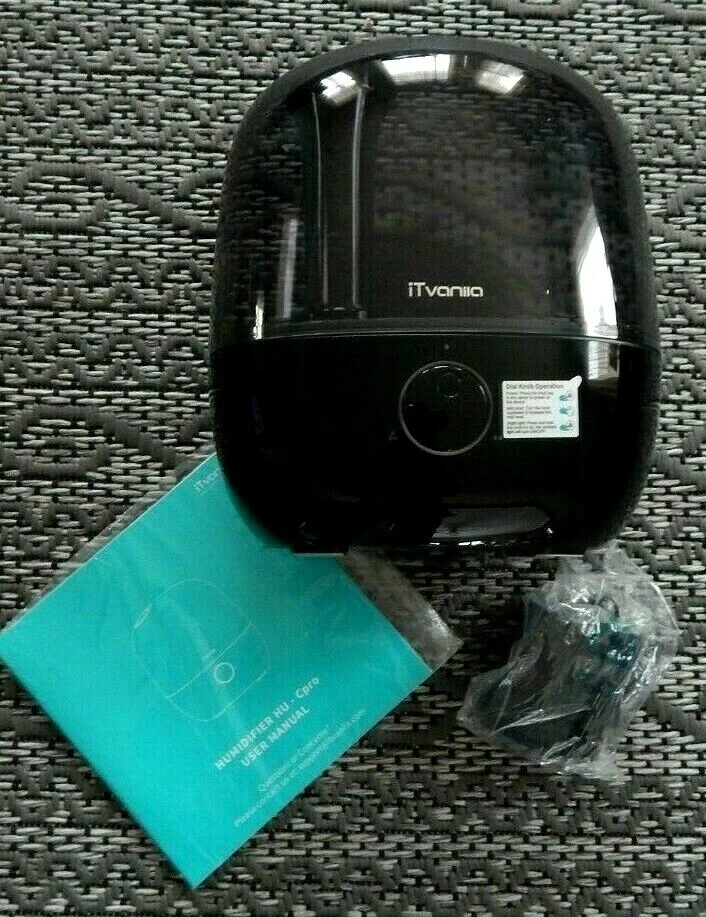 iTvanila Ultrasonic Humidifier with 2.5 L Water Tank HU-Cpro Black NIB - Image 2 of 4