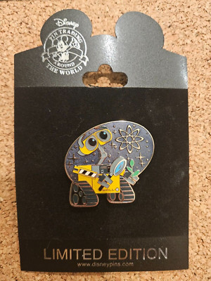 WALL-E Explorer Looking at Plant Shopping LE 250 Disney Pin
