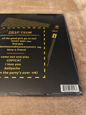 Billie Eilish LIVE AT THIRD MAN RECORDS RSD 2020 BLUE VINYL New