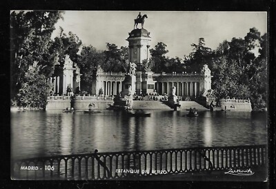 Postcard Spain Madrid Estanque Del Retiro XI197