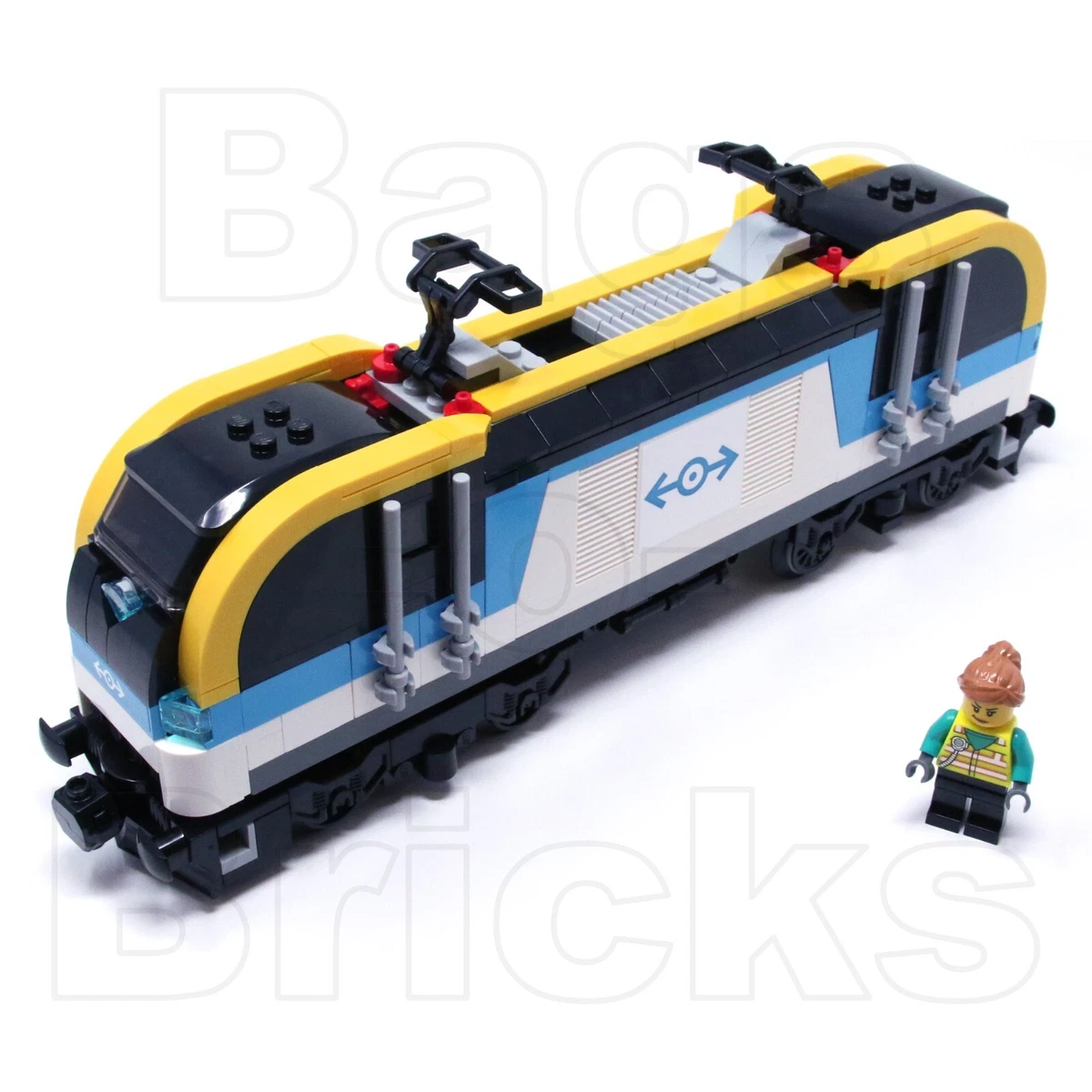 Lego Train City Cargo Locomotive Engine (No Battery and Motor) from 60336  NEW