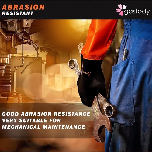 Heavy-Duty Chemical Resistant Gloves - Waterproof & Reusable - Sizes S-XXL - Bild 11 von 11