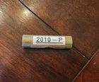 2010 P Roosevelt Dime OBW Paper Roll from Bank Box with Free Shipping