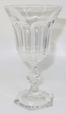 Val Saint Lambert, Belgium, METTERNICH Tcpl Water Glass, 6 3/4''