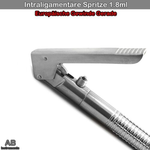Intraligamentäre Spritze 1,8 ml EU Injektionsspritze Zahnspritze Anästhesiologie - Bild 4 von 5