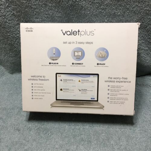 CISCO Valet Plus M20 Home Wireless N Router wifi 8 Nuevo - Imagen 2 de 3