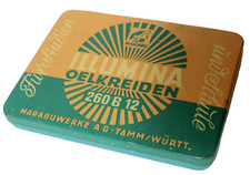 Alte Blechdose Dose Werbung Reklame Illumina Oelkreiden Kreide Dosen Marabuwerke