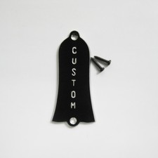 Hand engraved custom aluminum truss rod cover fits most Gibson guitars