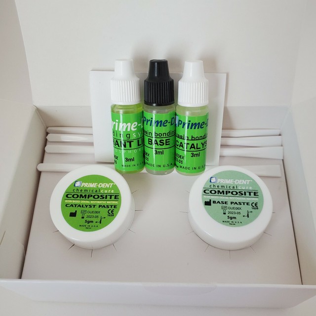 Dental Chemical Self Cure Composite Resin Kit 5mg/5mg With Bonding eBay