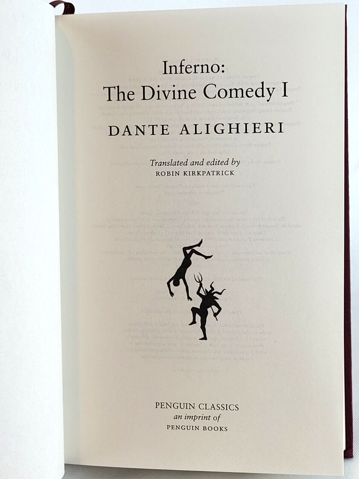 The Divine Comedy, Vol. 1 (Inferno) (Bilingual edition)