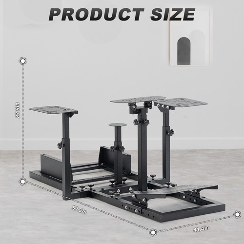 Hottoby Flight &Racing Simulator Cockpit Fit for Logitech G920 G923 Thrustmaster - Afbeelding 3 van 22