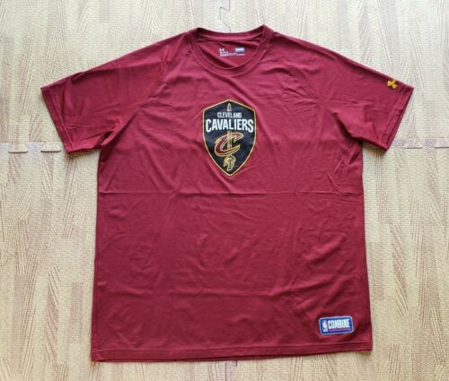 Cleveland Cavaliers Under Armour HeatGear NBA Combine Shirt Men's Large L