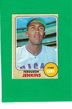 1968 Topps #410 Ferguson Fergie Jenkins Cubs MINT MC High Grade Beauty!  