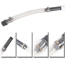 Fuel Jug 5 Gallon Gas Can Racing Fuel Deluxe Cap Filler Hose US