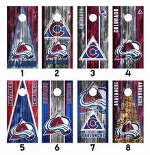 Colorado Avalanche Cornhole Wrap Skin Decal Vinyl Sticker MANY DESIGNS SK67