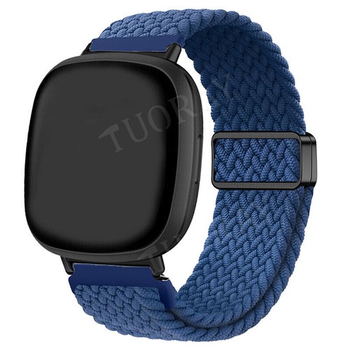 Für Fitbit Versa 4 3 Sense 1 2 Magnet Geflochten Nylon Uhrenarmband Armband - Bild 12 von 50