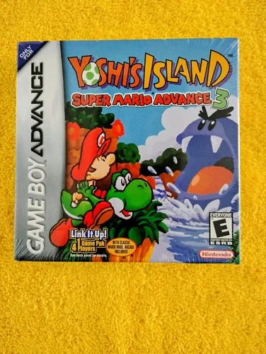 NEW  FACTORY SEALED - GAME BOY ADVANCE- YOSHI'S ISLAND SUPER MARIO ADVANCE 3