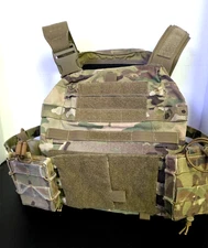 Tasmanian Tiger Camo Assault Systems Tactical Vest Size  Small