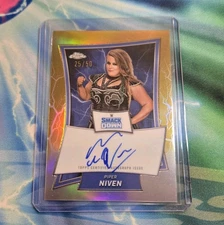 Piper Niven | 2025 Topps Chrome WWE | #CLA-NN | Auto Gold Refractor | #/50