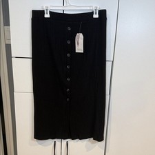 NWT Maxi cotton knit Skirt . Size L