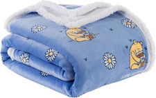 LIG  Sherpa Blanket, 480Gsm Warm Reversible Heavy Thick Blanket for Bed Spring