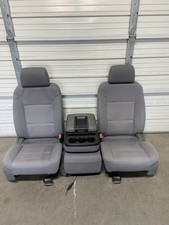 2014-2018 Chevrolet Silverado Sierra Yukon Tahoe Front Gray Cloth Seats