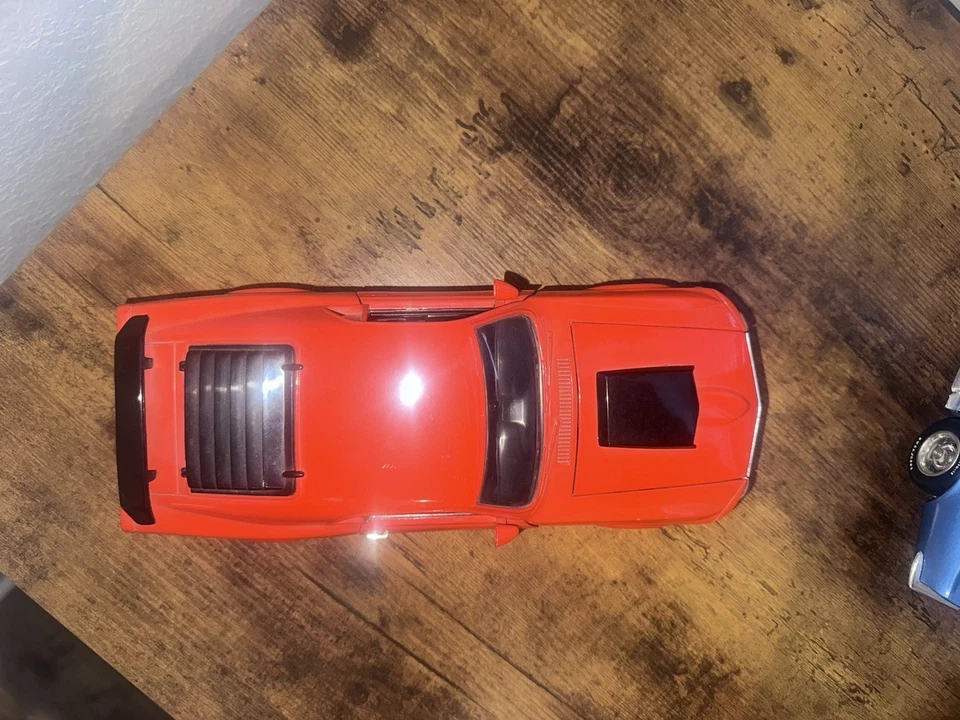 Ford Mustang Boss 429 1970 American Muscle 1:18 diecast Ertl Calypso Coral Foto 2 de 4