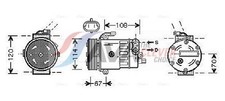 AVA Clever Choice Kompressor Klimaanlage OLAK319 für ASTRA OPEL CC T98 Caravan