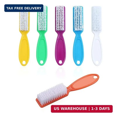 6 Pcs Handle Grip Nail Brush,Nail Cleaning Brushes for Toes and Fingernail