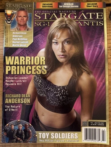 Stargate Magazine SG1 Atlantis #14 Jan 2007 Warrior Princess Rachel Luttrell