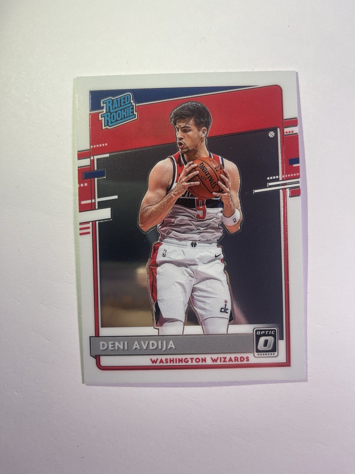 2020-21 Donruss Optic Rated Rookie Deni Avdija Washington Wizards #159