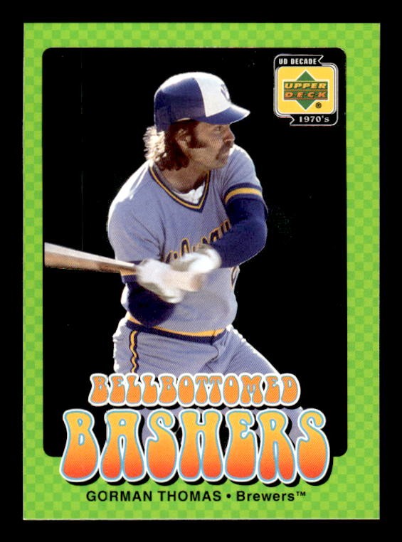 2001 Upper Deck Decade 1970's Bellbottomed Bashers #BB2 Gorman Thomas