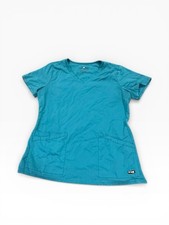 Grey  s Anatomy Scrub Top Women  s M Teal Stretch Medical Uniform
