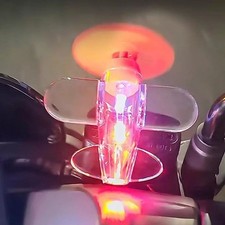 Wind Powered LED Lights for Safe Riding on Electric Vehicles and Bikes