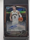 Braden Smith 2025-26 Bowman Chrome Auto Orange Reptilian /25 Purdue/Pacers