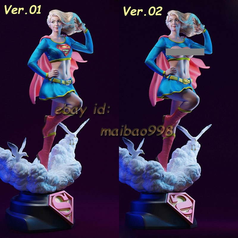 1/8 1/6 Super Girl 3D Print Garage Kit Figure Model Kit Unpainted Unassembled GK