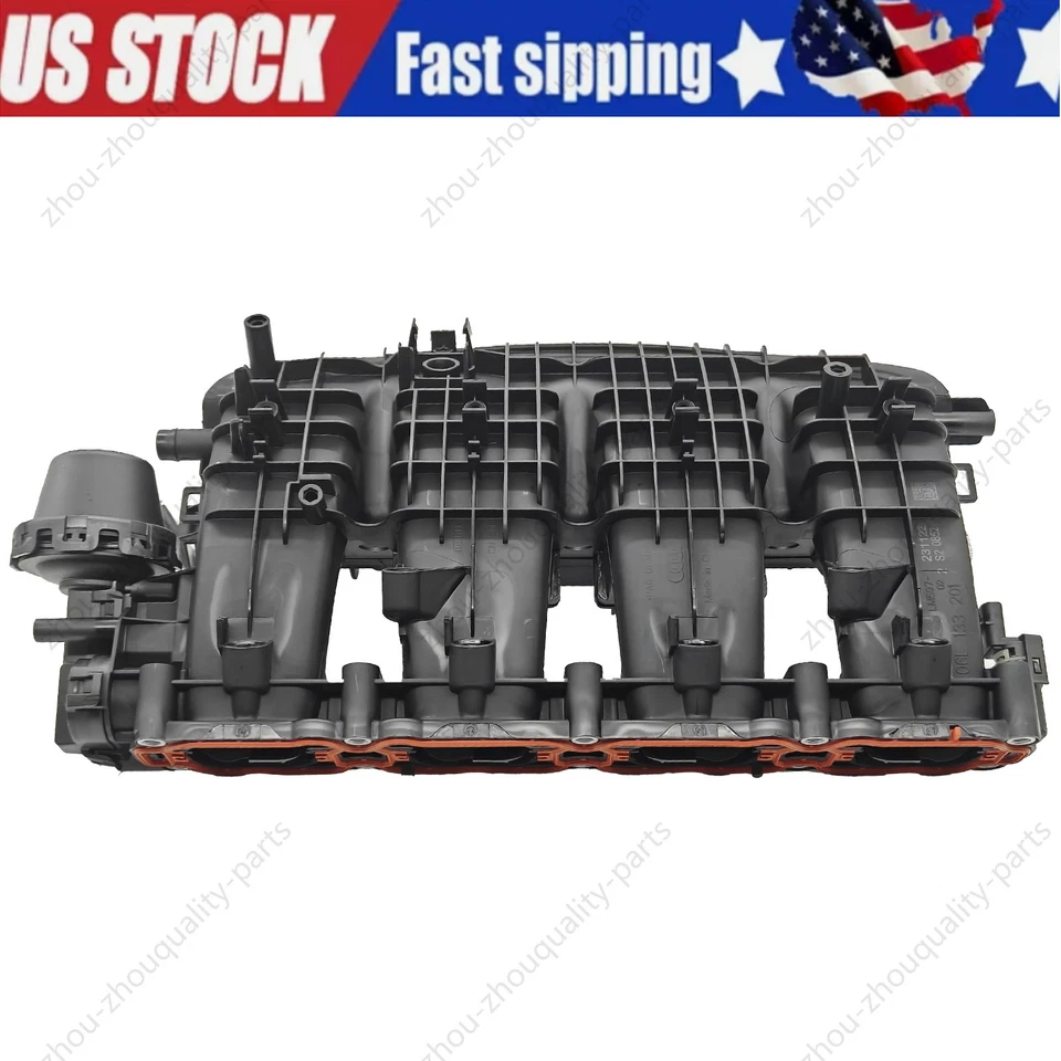 Nuevo colector de admisión genuino OEM VW 1.8 y 2.0 Jetta Beetle Passat Golf 2014-2018* Foto 2 de 4