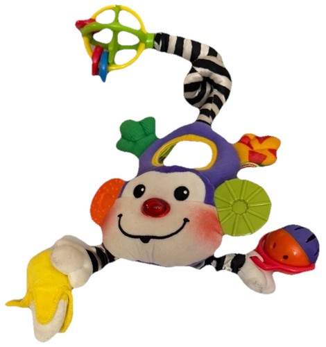 Vtg Fisher-Price Learning Pattern Attach 'n Play Monkey baby activity Works 18”