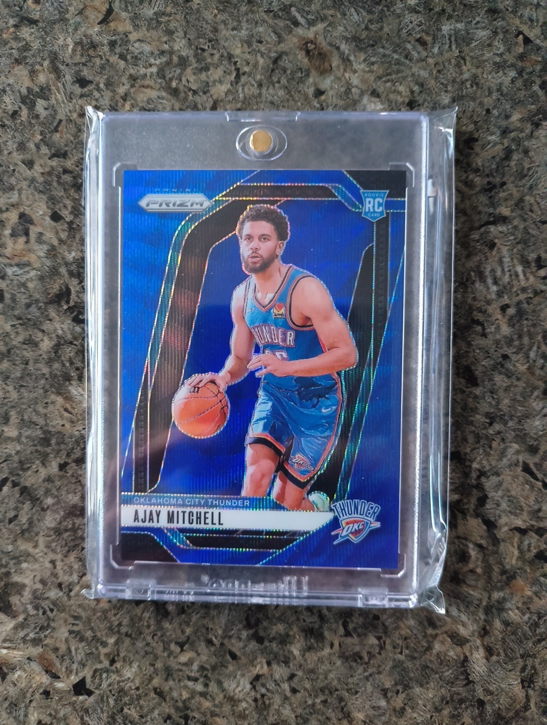 2024-25 Panini Prizm - Ajay Mitchell #226 Blue Wave Prizm /125 (RC)