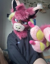 lynx fursuit full partial, secondhand made by cullahfool