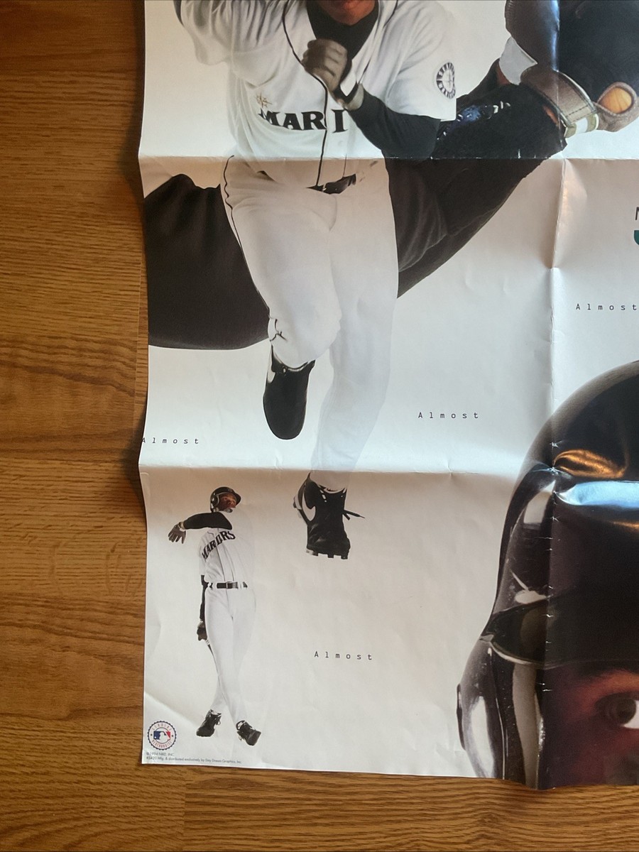 Vintage Ken Griffey Jr Nike poster Nobody's Perfect Full Size 1994