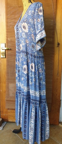 🦋Spell And The Gypsy S Zahara Maxi Dress Navy EXC - Picture 6 of 18