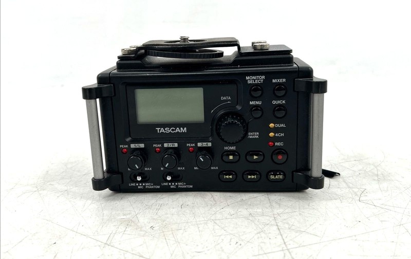 Tascam DR-60D 4-Channel Linear PCM Recorder for DSLR Audio Mixer Untested AS-IS