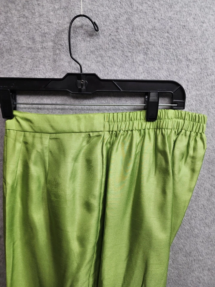 Traje de pantalón floral de 3 piezas para mujer colorido verde/rosa/rojo talla: 20 Avenue vintage Foto 4 de 4